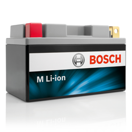 Bosch lithium MC batteri LT7BBS 12volt 3Ah +pol til venstre
